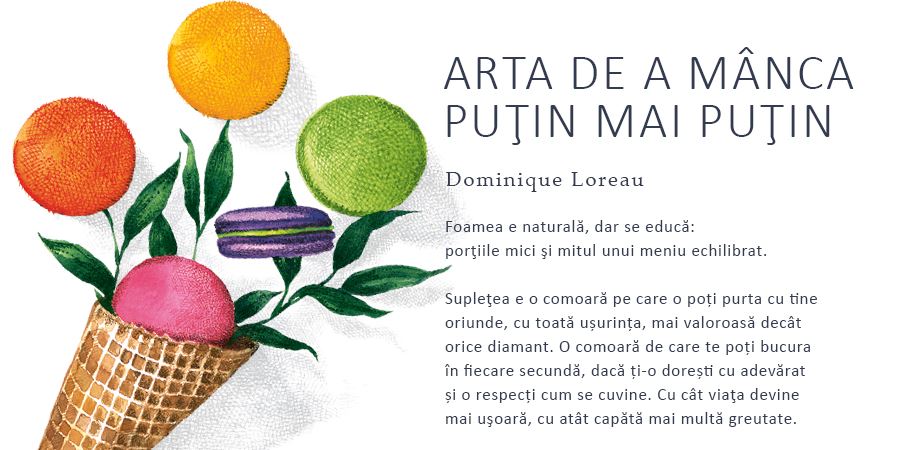 New! Arta de a mânca puțin mai puțin, de Dominique Loreau